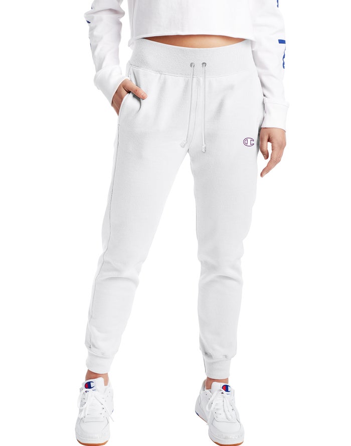 Champion Reverse Weave Joggingbroek Dames - Wit - Belgie 2785XPING